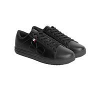 Crosshatch Men lace up Trainers Casual Flat Lightweight Sneakers Shoes Black - Gleaton 10 UK
