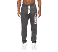 Crosshatch Men’s Fleece Joggers - Cotton Blend Sweatpants with Cuffed Ankles, Drawstring Waist, Soft Warm Loungewear Bottoms with Pockets Charcoal XL