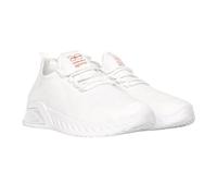 Crosshatch Men Trainers Lightweight Lace up Sport Gym Sneaker Shoes UK Size 7-12 (White Red, 11 UK)