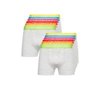 Crosshatch Mens 12 Pack of Astral Boxers in Grey - Size X-Large