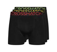 Crosshatch Mens 3 Pack of Chasma Boxers in Multi colour - Multicolour Cotton - Size Small