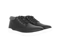 Crosshatch Mens Alistair Leather Trainers - Black - Black - 9 UK