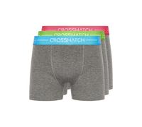 Crosshatch Mens Astral Bright Marl Boxer Shorts (Pack of 3)