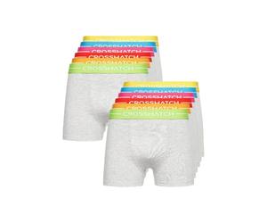 Crosshatch Mens Astral Style Boxer Short (XL/GREY MARL)