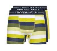 Crosshatch Mens Avocet Boxer Shorts (Pack of 3) BG1149