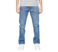 Crosshatch Mens Bandol Straight Leg Jeans - Light Wash - Light Wash - 36R