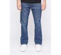 Crosshatch Mens Bandol Straight Fit Jeans Stone Wash 32/30