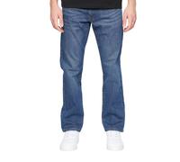 Crosshatch Mens Bandol Straight Leg Jeans (Stone Wash) - Navy/Blue - Size 30R