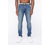 Crosshatch Mens Barbeck Slim Fit Jeans Stonewash 36/32