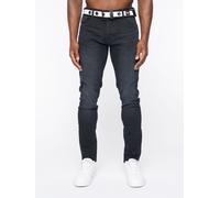 Crosshatch - Mens Essentials Barbeck Classic Slim Fit Jeans(Barbeck/Blue Black-W32/32L)