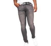 Crosshatch Mens Barbeck Slim Jeans - Washed Grey - Washed Grey - 40R - 99% Cotton/1% Elastane