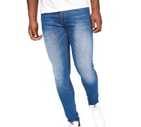 Crosshatch Mens Barbeck Slim Jeans - Stone Wash - Stone Wash - 40R