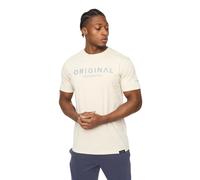 Crosshatch Mens Bardon Cotton T-Shirt (Neutral) - Cream - Size Medium