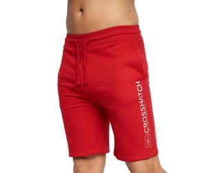 Crosshatch Mens Bengston Shorts - Red - S - Red - 60% Cotton/40% Polyester