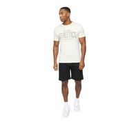 Crosshatch Mens Blansmoore Elasticated Regular Casual Shorts - Black - M - Black - 100% Cotton