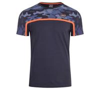 Crosshatch Mens BRIGHTLING Camo T-Shirt Stylish Camouflage Tee Comfortable & Casual Short Sleeve Crew Neck Top for Men Navy S