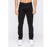Crosshatch - Men's 'BURACA' Slim Fit Denim Jeans - Black