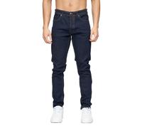 Crosshatch Mens Buraca Slim Jeans - Indigo Wash - Indigo Wash - 34T - 98% Cotton/2% Elastane