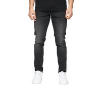 Crosshatch Mens Buraca Slim Jeans - Black Wash - Black Wash - 30R - 98% Cotton/2% Elastane
