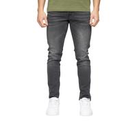 Crosshatch Mens Buraca Slim Jeans - Charcoal Wash - Charcoal Wash - 38R - 98% Cotton/2% Elastane