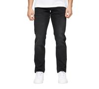 Crosshatch Mens Cadman Straight Jeans - Black Wash - Black Wash - 38R - 98% Cotton/2% Polyester