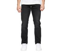 Crosshatch Mens Cadman Straight Jeans (Black Wash) - Size 34 Regular