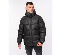 Crosshatch Mens Camptor Panel Jacket in Black - Size 2XL