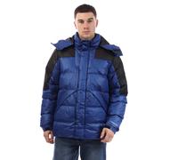 Crosshatch Mens Camptor Panel Jacket in Blue - Size 2XL