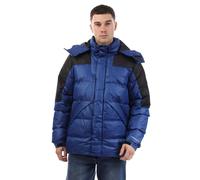 Crosshatch Mens Camptor Panelled Jacket - Blue - L - Blue - 100% Polyester
