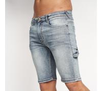 Crosshatch Mens Carpenter Denim Vintage Shorts BG683