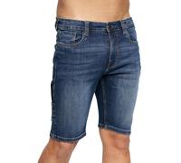 Crosshatch Mens Carpenter Denim Vintage Shorts - Dark Wash - 30R - Dark Wash - 100% Cotton