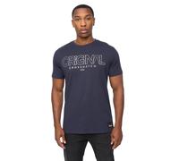 Crosshatch Mens Carrimoore T-Shirt (Navy) Cotton - Size Medium