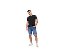 Crosshatch Mens Casual Cargo Combat Shorts Cotton Summer Knee Length Pants(36W/REESTIER-Dark)