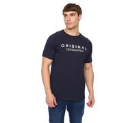 Crosshatch Mens Chantlars T-Shirt (Navy) Cotton - Size Medium