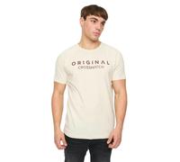 Crosshatch Mens Chantlars T-Shirt - Off White - L - Off White