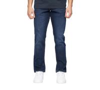 Crosshatch Mens Chas Straight Jeans (Dark Wash) - Navy/Blue - Size 38 Long