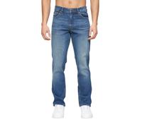Crosshatch Mens Chas Straight Jeans (Mid Wash) - Medium Blue - Size 30R