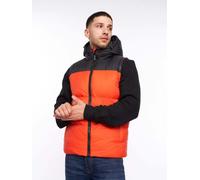 Crosshatch Chemerley Mens Designer Hooded Outdoor Fashion Gilet Orange