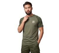 Crosshatch Men's Cotton T-Shirt, Crew Neck, Camo Logo Print, Short Sleeve | Soft 100% Cotton, breathable T-shirt with crew neck, short sleeves and camo Crosshatch logo print with raised ink detail