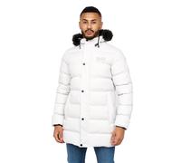 Crosshatch Mens Daydream Parka (Putty) - Cream - Size Large