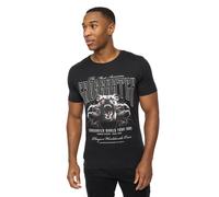 Crosshatch Mens Dogz T-Shirt - Black - M - Black