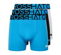 Crosshatch Mens Dumas Boxer Shorts (Pack of 3) (Malibu Blue) - Size Large