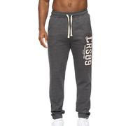 Crosshatch Mens Ellsworth Jogging Bottoms - Charcoal Marl - Charcoal Marl - XXL