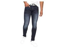 Crosshatch - Mens Essentials Barbeck Classic Slim Fit Jeans(Barbeck/Blue Black-W36/30L)