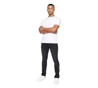 Crosshatch - Mens Essentials Buraca Classic Slim Fit Jeans(Buraca/Black Wash-W34/32L)