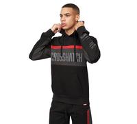 Crosshatch - Mens Everyday Essential Sweatshirt - Silomane Hoodies(S/Black)