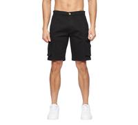 Crosshatch Mens Frentons Cargo Shorts (Black) - Size 38 Regular