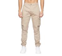 Crosshatch Mens Frentons Cargo Trousers - Stone - Stone - 32L