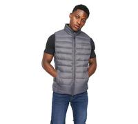 Crosshatch Mens Gattering Quilted Gilet - Charcoal Camo - XXL - Charcoal Camo - 100% Mixed