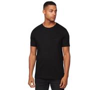 Crosshatch Mens Graphic and Plain Crew Neck Tee T-Shirt Short Sleeve Top by JEANBASE Black S